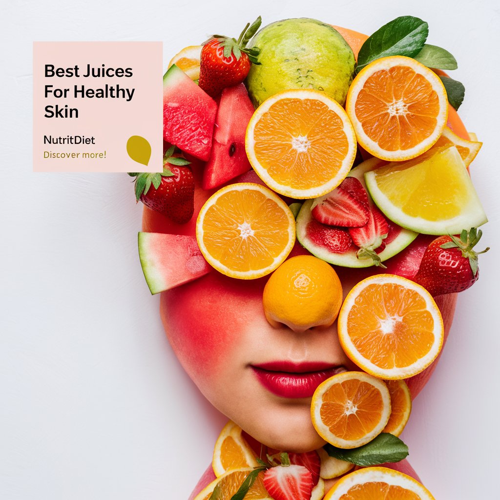 Natural juices for glowing and healthy skin