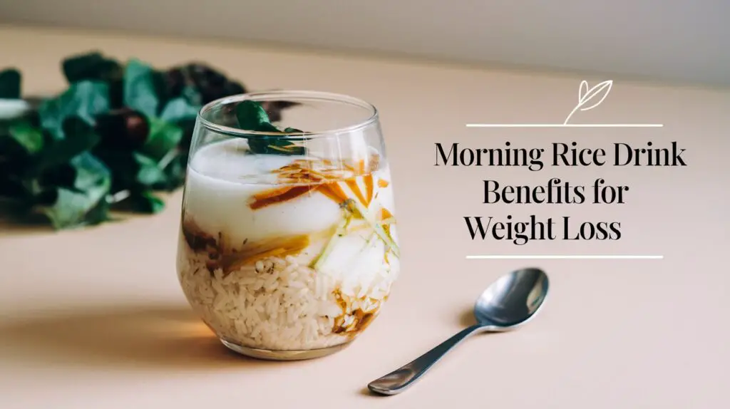 Morning Rice Drink Benefits for Weight Loss 